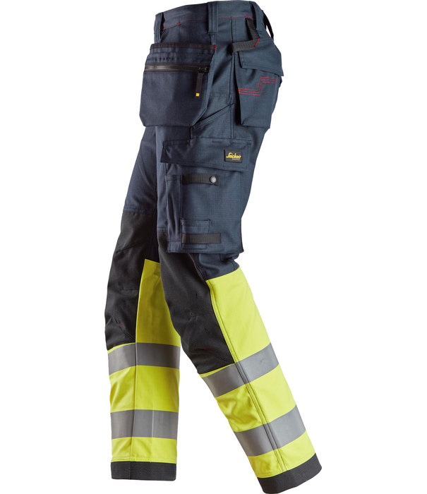 Snickers Workwear 6263 ProtecWork Werkbroek met Holsterzakken High-Vis Klasse 1