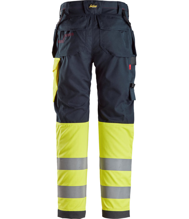 Snickers Workwear 6276 ProtecWork Werkbroek met Holsterzakken High-Vis Klasse 1