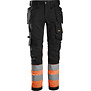 6234 Stretch Werkbroek met Holsterzakken High-Vis Klasse 1