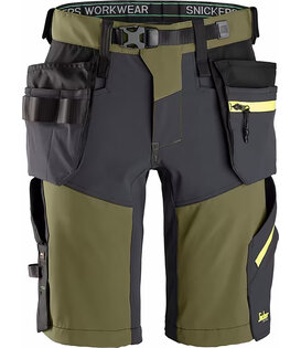 6140 Softshell Stretch Korte Werkbroek+ met Holsterzakken