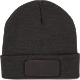 KP891 K-Up Gerecyclede muts met patch en fleecevoering