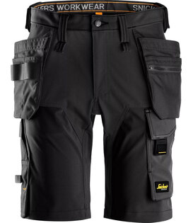 Snickers 6175 4-Weg Stretch Korte Werkbroek met Holsterzakken
