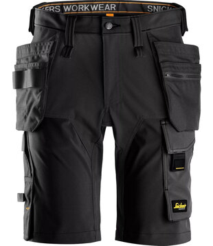 Snickers 6175 4-Weg Stretch Korte Werkbroek met Holsterzakken