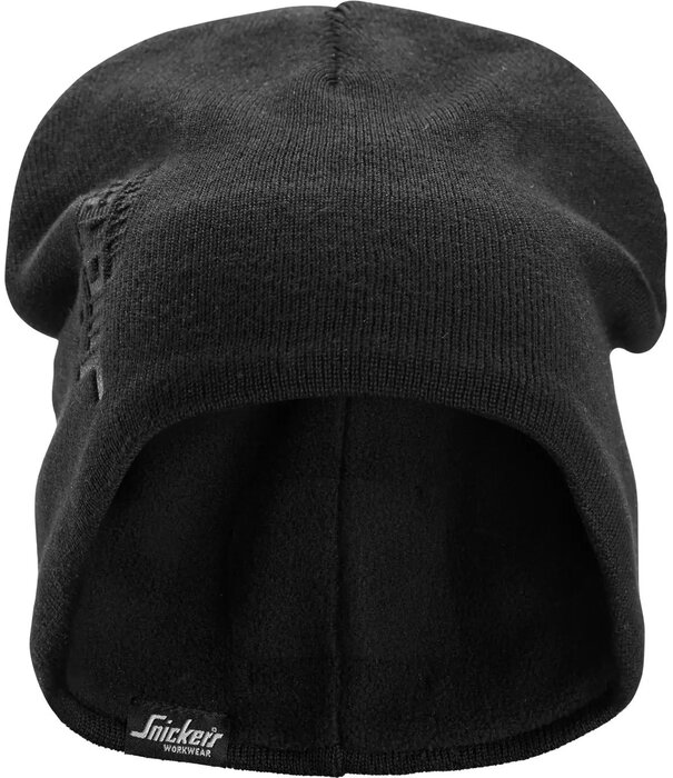 Snickers Workwear Winddichte Beanie met Fleece Voering