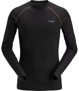 Naadloze Basislaag Warmteregulerende Wollen Top