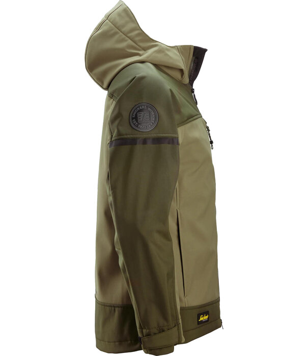 Snickers Workwear 1226 AllroundWork Softshell Stretch Jack met Capuchon