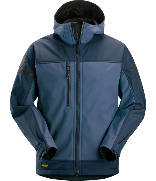Snickers Workwear 1226 AllroundWork Softshell Stretch Jack met Capuchon