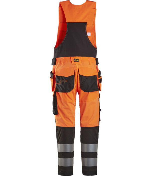 Snickers Workwear 6013 High Visibility One-Piece Bodybroek met Holsterzakken, Klasse 2