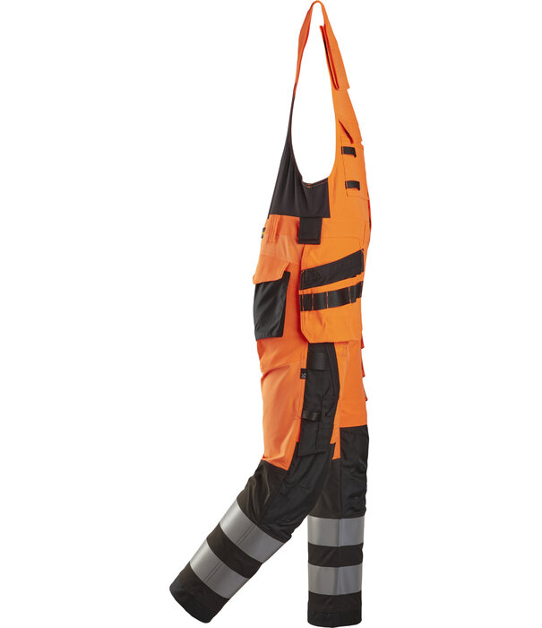 Snickers Workwear 6013 High Visibility One-Piece Bodybroek met Holsterzakken, Klasse 2