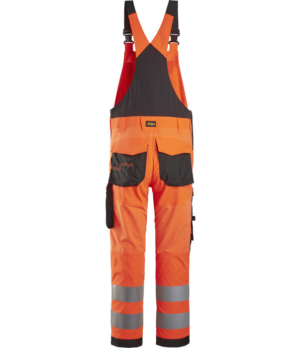 Snickers Workwear 6043 High Visibility Tuinbroek, Klasse 2