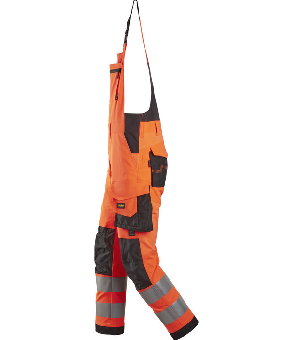 Snickers Workwear 6043 High Visibility Tuinbroek, Klasse 2