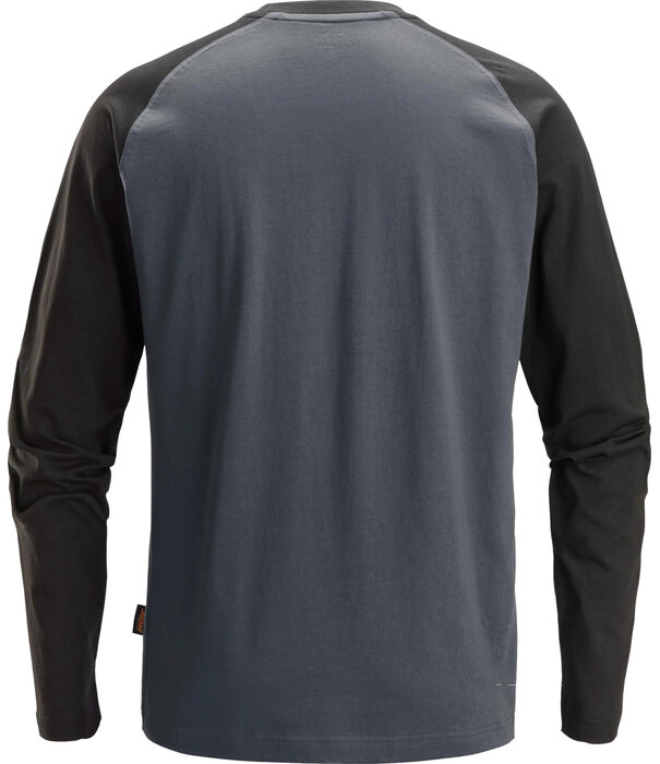Snickers Workwear 2450 Tweekleurig T-shirt met Lange Raglanmouwen