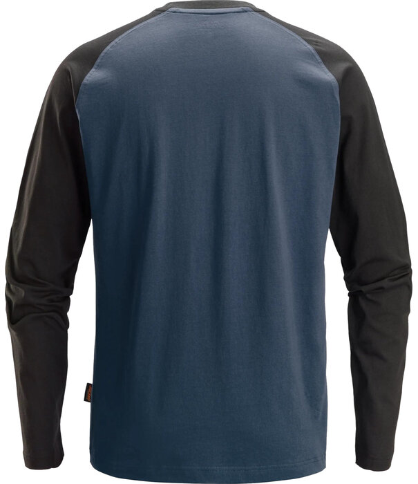 Snickers Workwear 2450 Tweekleurig T-shirt met Lange Raglanmouwen