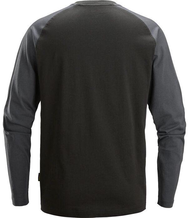Snickers Workwear 2450 Tweekleurig T-shirt met Lange Raglanmouwen