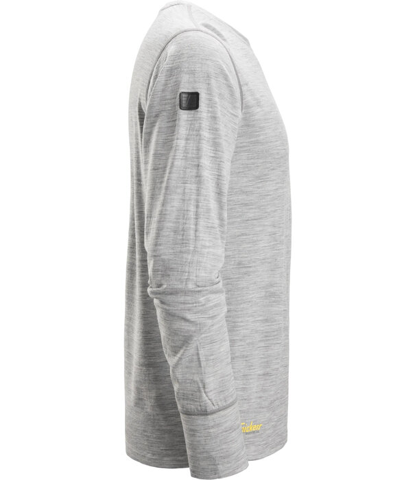 Snickers Workwear 2451 Lichtgewicht Wollen T-Shirt met Lange Mouwen