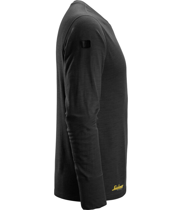 Snickers Workwear 2451 Lichtgewicht Wollen T-Shirt met Lange Mouwen