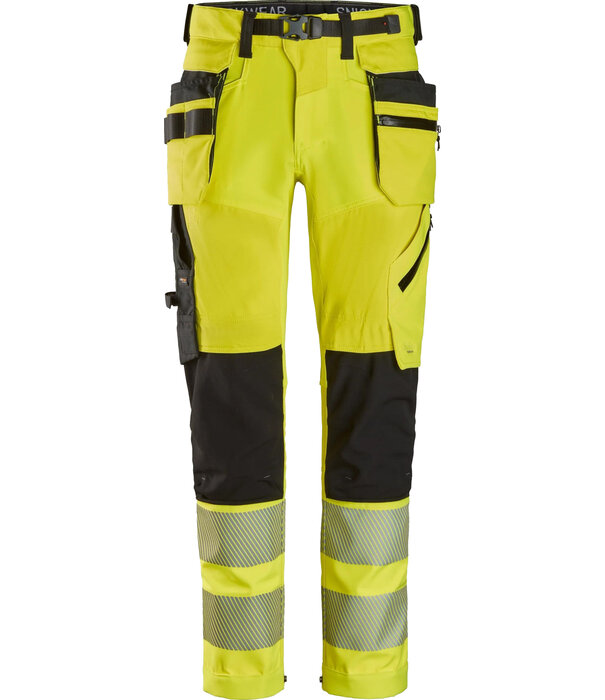 Snickers Workwear 6930 High-Vis, Klasse 2, Werkbroek met Afneembare Holsterzakken