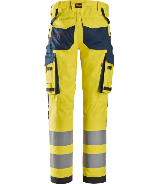 Snickers Workwear 6368 Protecwork, Stretch Werkbroek, High-Vis Klasse 2