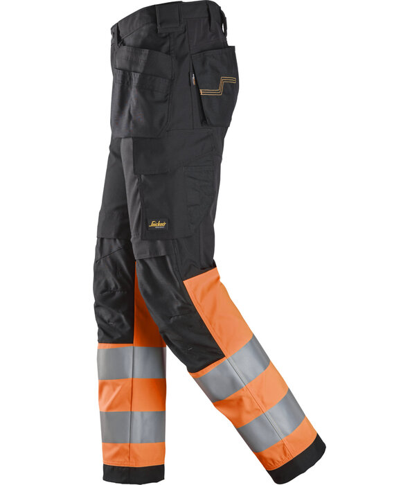 Snickers Workwear 6239 High-Vis Werkbroek met Holsterzakken, Klasse 1