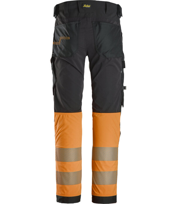 Snickers Workwear 6335 High-Vis 4-Way Stretch Werkbroek, Klasse 1