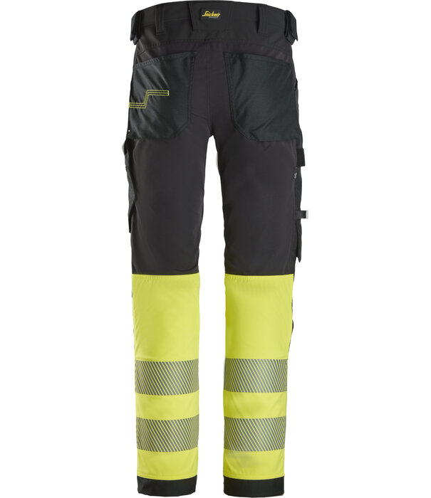 Snickers Workwear 6335 High-Vis 4-Way Stretch Werkbroek, Klasse 1