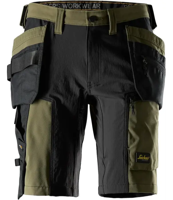 Snickers Workwear 6118 AllroundWork Stretch Werkshorts met holsterzakken