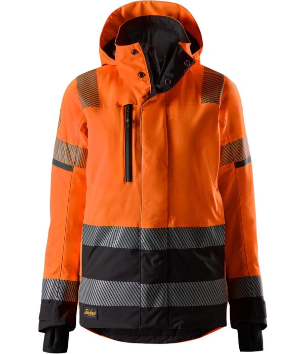 Snickers Workwear 1179 High-Vis Waterdichte Stretch Dames Werkjas, Klasse 2/3