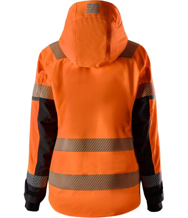 Snickers Workwear 1179 High-Vis Waterdichte Stretch Dames Werkjas, Klasse 2/3