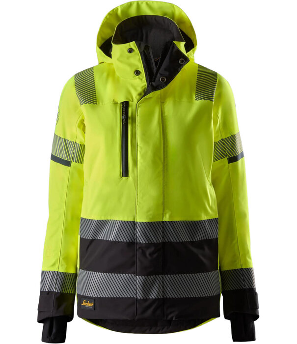 Snickers Workwear 1179 High-Vis Waterdichte Stretch Dames Werkjas, Klasse 2/3