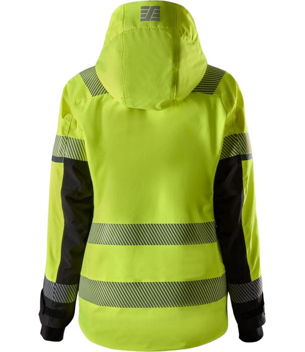 Snickers Workwear 1179 High-Vis Waterdichte Stretch Dames Werkjas, Klasse 2/3