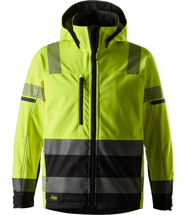 Snickers Workwear 1232 High-Vis, Softshell Werkjas, Klasse 3