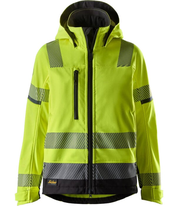 Snickers Workwear 1273 High-Vis, Softshell Dameswerkjas, Klasse 2/3
