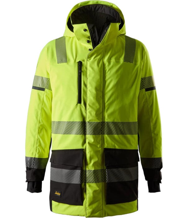 Snickers Workwear 1831 High-Vis Waterdichte Stretch Parka, Klasse 3