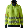 2367 ProtecWork High-Vis Klasse 3/2, Vlamboog Dames Sweatshirt met Rits