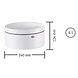 Wesco Koektrommel Warm Grey Wesco Koektrommel Warm Grey