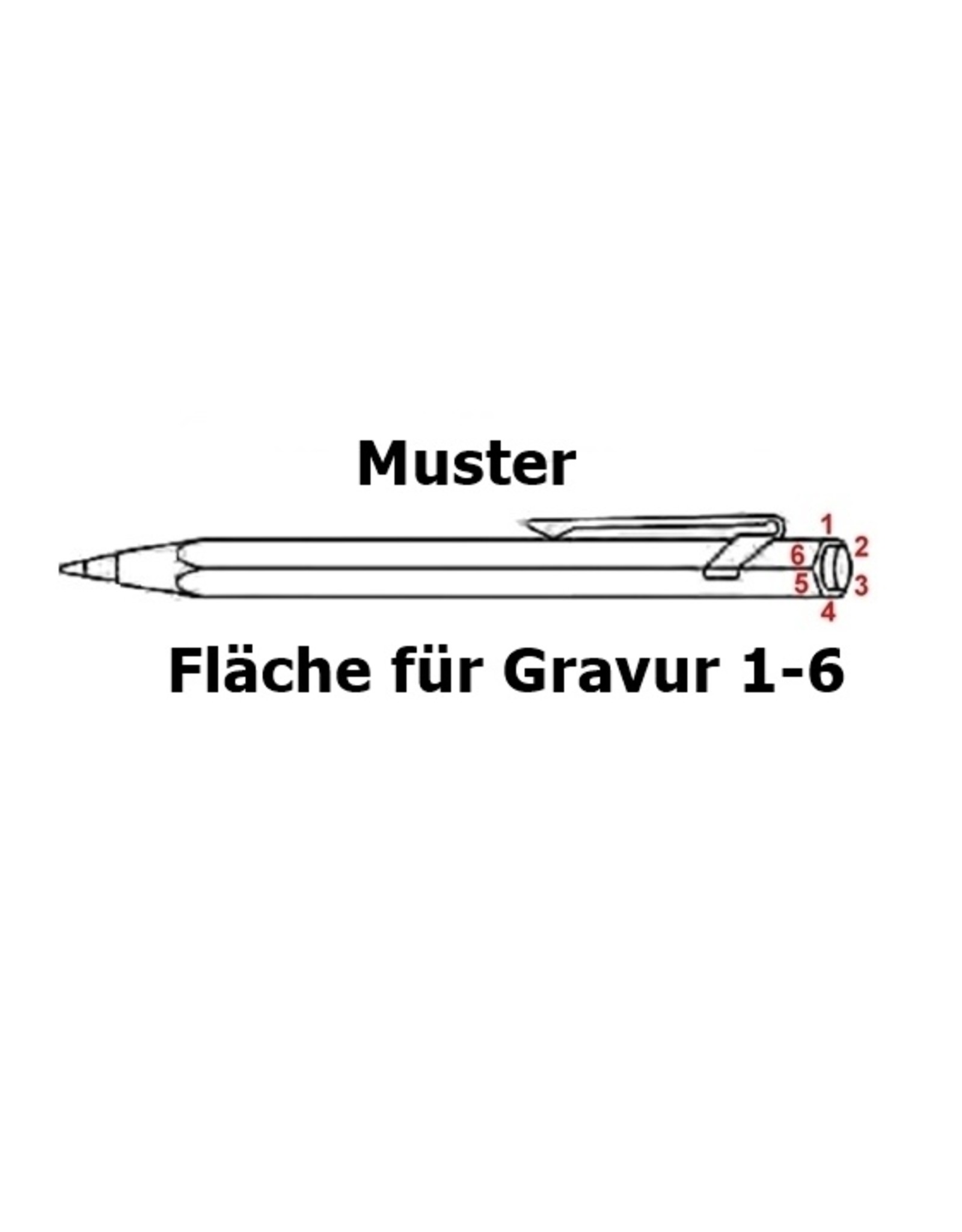 Caran d'Ache Edelweiss-Kugelschreiber inkl. Gravur