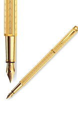 ECRIDOR CHEVRON vergoldet Kugelschreiber, Minenhalter, Tintenroller, Füllfederhalter inkl. gratis Gravur