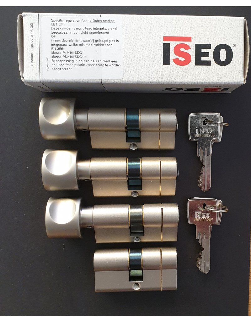 ISEO F6 SKG*** Cilinder 110 mm 55/55 met 3 genummerde sleutels