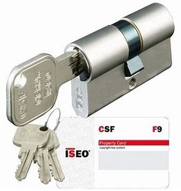 ISEO F 9 SKG*** Cilinder 60 mm 30-30 3 sleutels