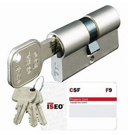 ISEO F 9 SKG*** Cilinder 80 mm 30-50 3 sleutels
