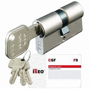 ISEO F 9 SKG*** Knopcilinder 70 mm 35-35-3-patent sleutels