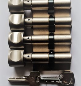 S2skg**S 4 gelijke knopcilinders  60 mm 30/30 6 sleutels