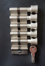 S2skg**F Knopcilinder 60 mm 30/30 3 keersleutels