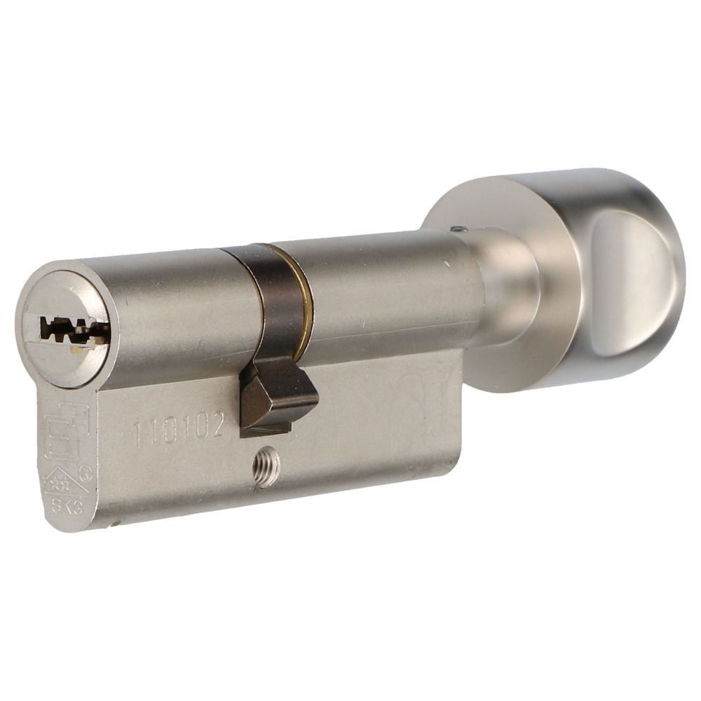 S2skg**F Knopcilinder115mm knop55-60 met 3 veilige keersleutels