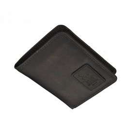 GAZ Kleine Herren Portemonnaie Hochformat Schwarz RFID