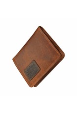 GAZ Kleine Herren Portemonnaie Hochformat Cognac RFID