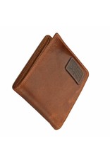 GAZ Flache Herren Portemonnaie Querformat Cognac RFID