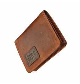 GAZ Herren Portemonnaie Hochformat Cognac RFID