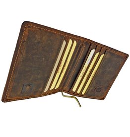 Greenburry Greenburry Luxus Leder Dollarclip Geldbörse RFID