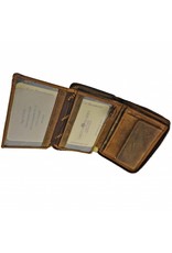 Greenburry Luxe Leren Dames- & Herenportemonnee – Zip Around – RFID Beschermd – Personaliseerbaar